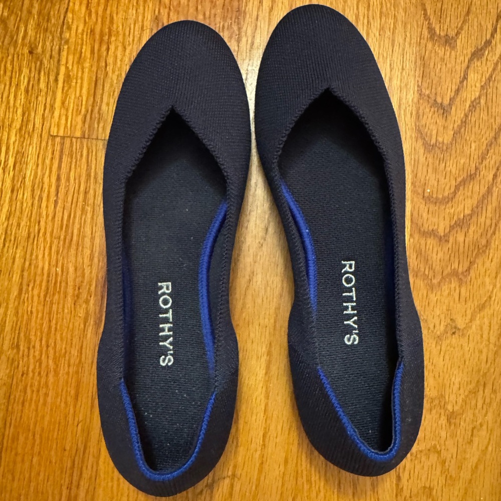 Rothy's Navy Flats